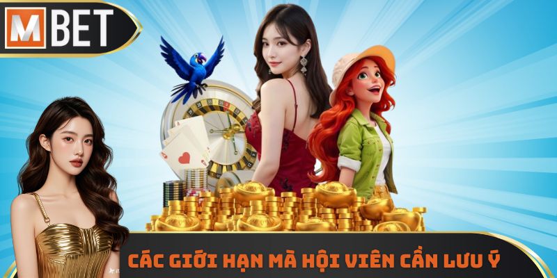 Các giới hạn mà hội viên cần lưu ý